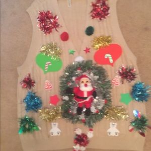 Mans ugly Christmas sweater 3xlt vest